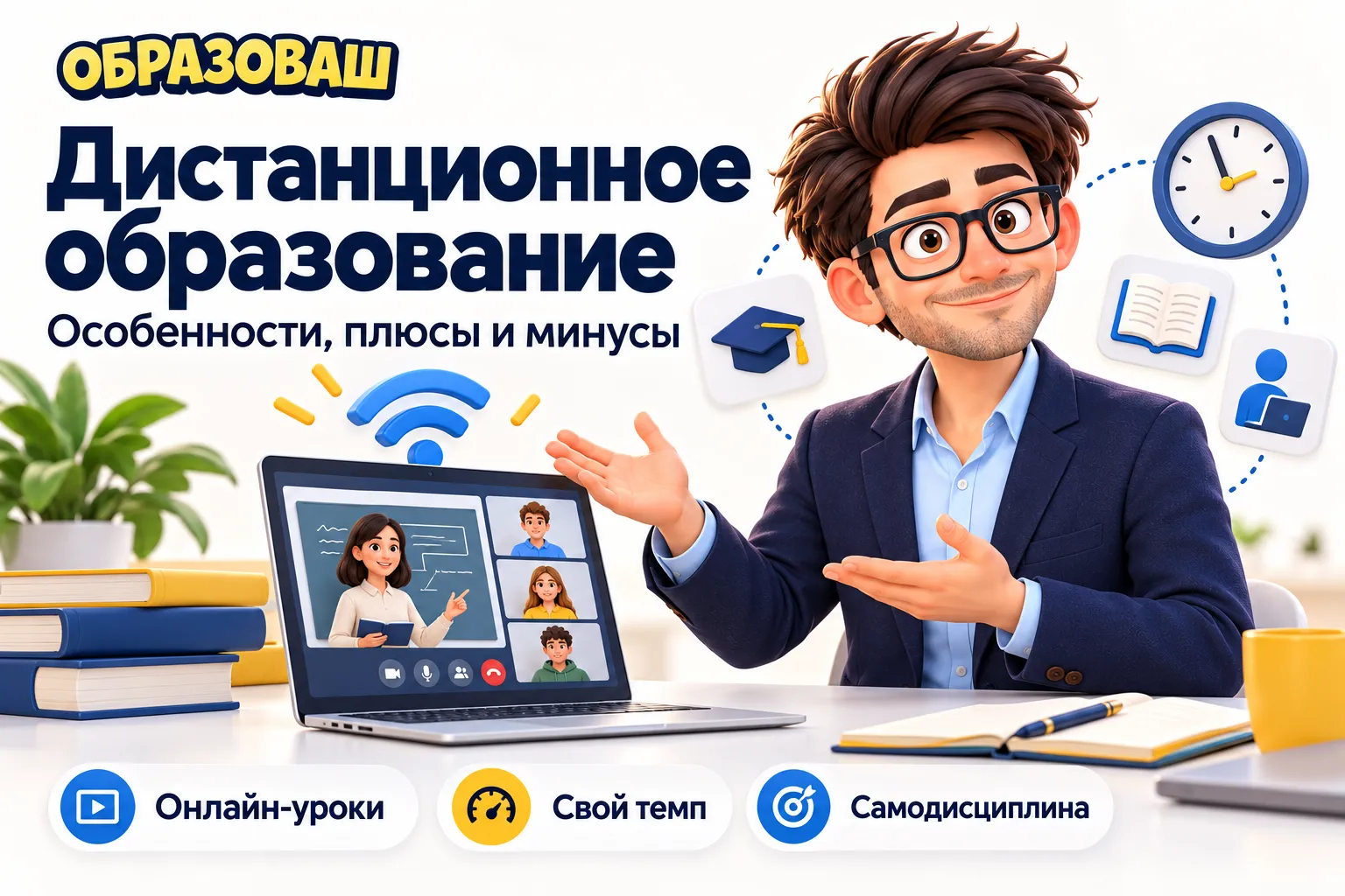 Дистанционное образование: особенности, плюсы и минусы